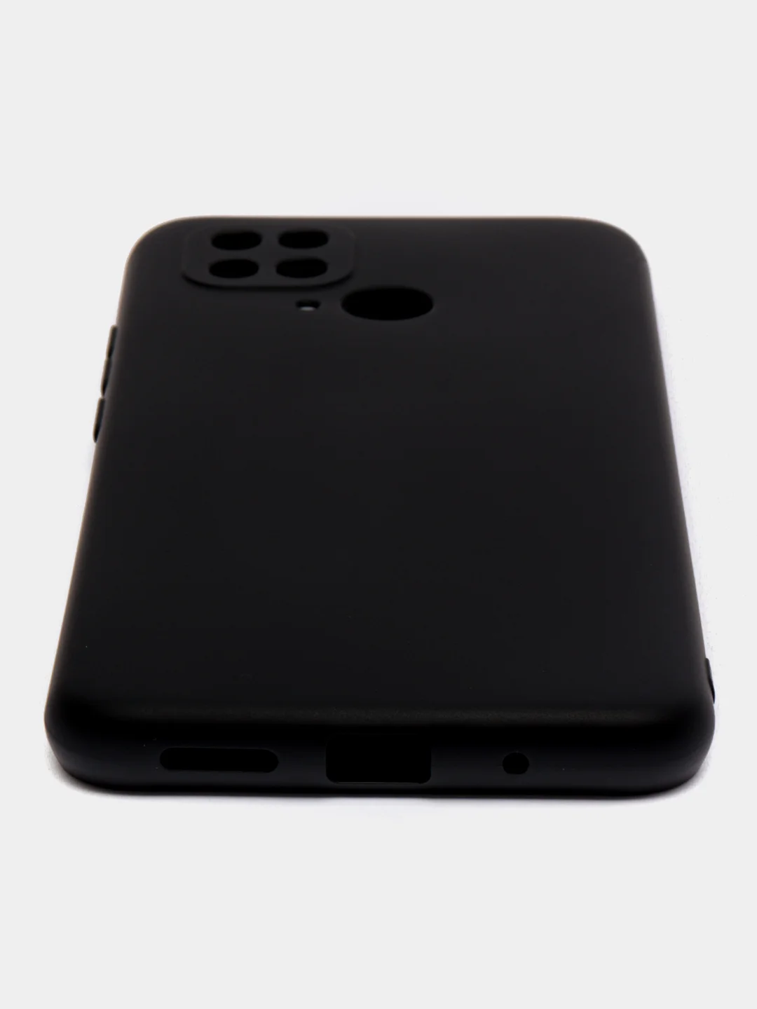 Черный чехол для Xiaomi 10A, 10C, 9C, 9A, Note 11, Mi 12 Lite, 12X, с бортами, защитой камеры