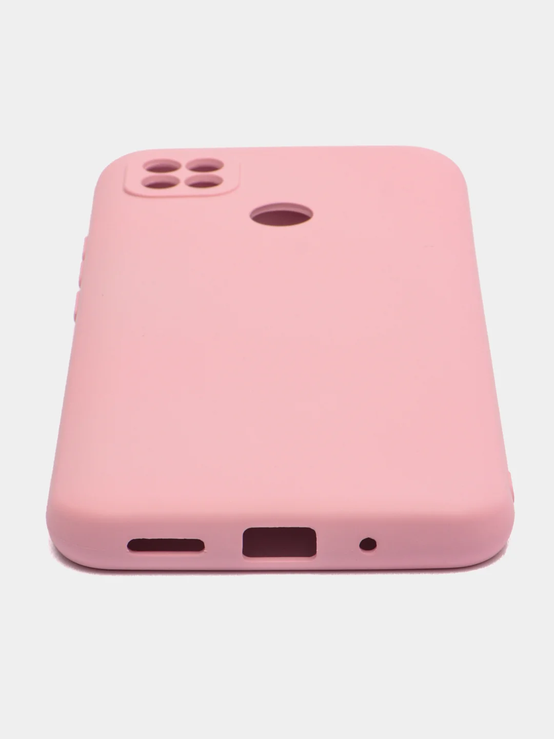Розовый чехол для Xiaomi 10A, 10C, 9C, 9A, Note 11, Mi 12 Lite, 12X, с бортами, защитой камеры
