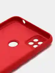 Красный чехол для Xiaomi 10A, 10C, 9C, 9A, Note 11, Mi 12 Lite, 12X, с бортами, защитой камеры