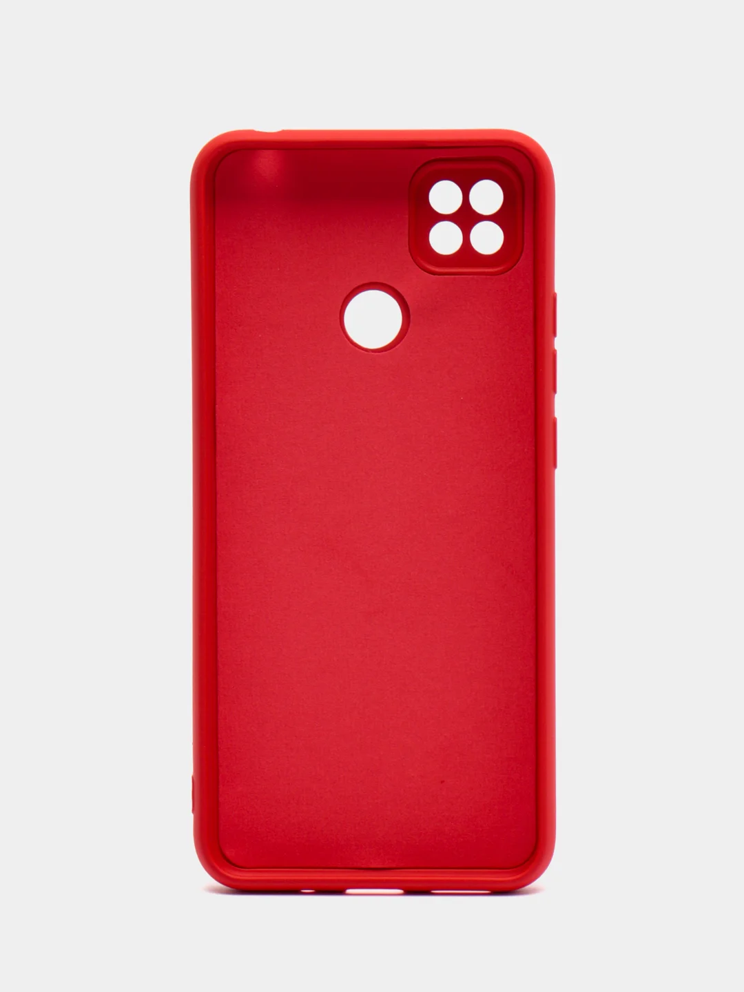 Красный чехол для Xiaomi 10A, 10C, 9C, 9A, Note 11, Mi 12 Lite, 12X, с бортами, защитой камеры