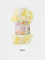 Золотой пряжа Alize Puffy Fine Color 100% Микрополиэстер 100г 14м