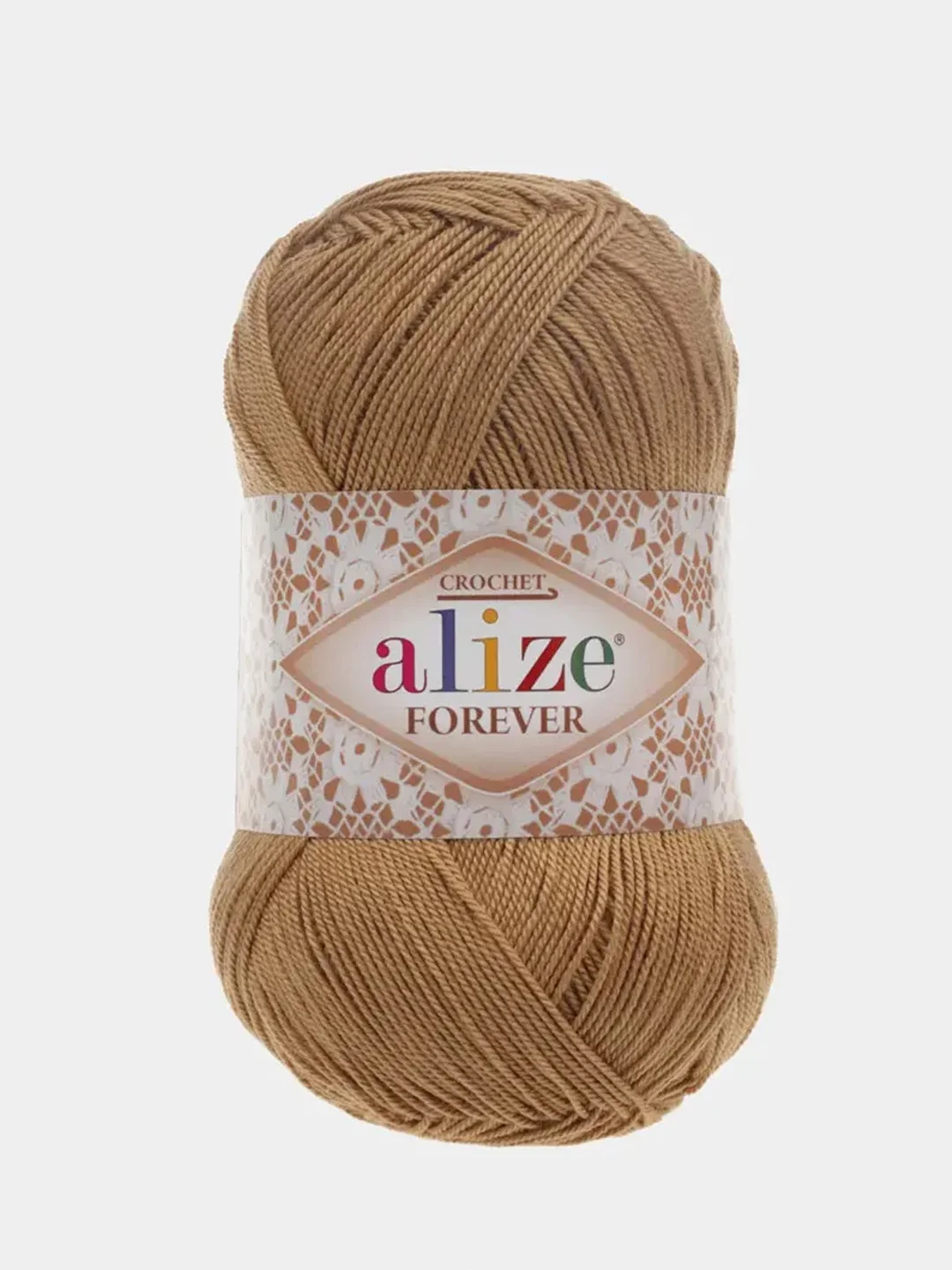 Бежевый пряжа Alize Forever 100% Микрофибра 50г 300м