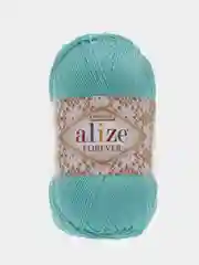 Бирюзовый пряжа Alize Forever 100% Микрофибра 50г 300м
