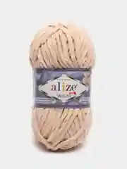 Кремовый пряжа плюшевая Alize Velluto (Ализе Веллуто), 100 г, 68 м