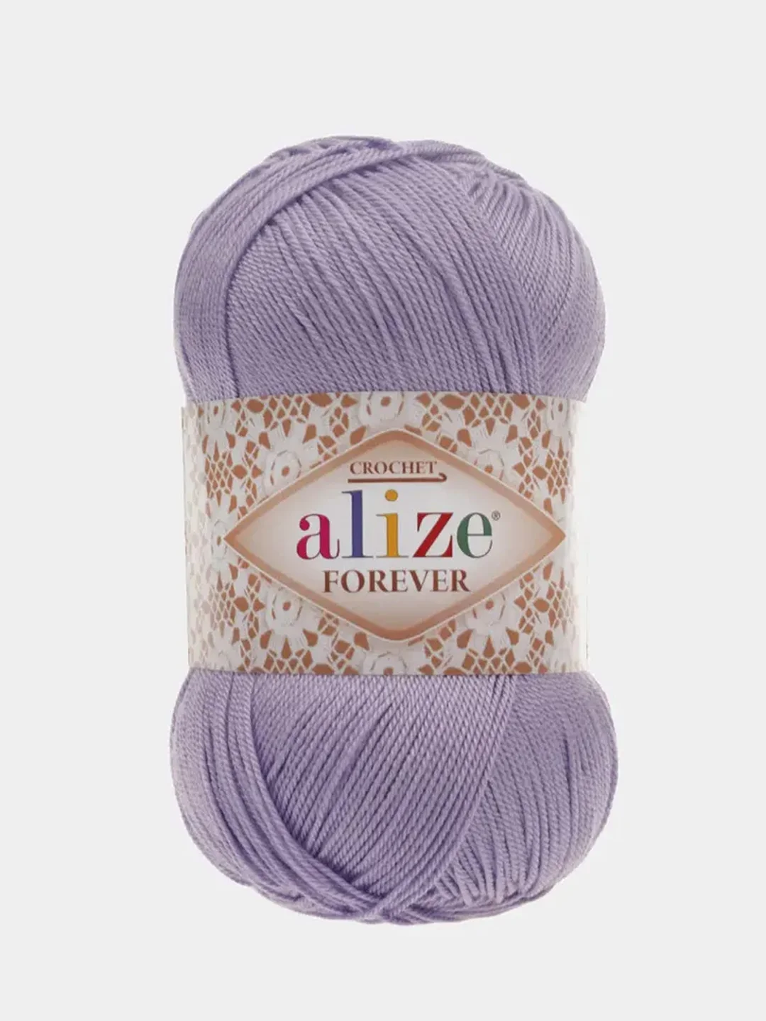 Лавандовый пряжа Alize Forever 100% Микрофибра 50г 300м