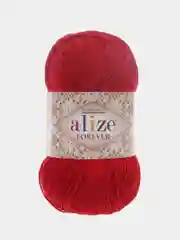 Красный пряжа Alize Forever 100% Микрофибра 50г 300м