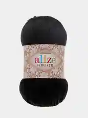 Черный пряжа Alize Forever 100% Микрофибра 50г 300м