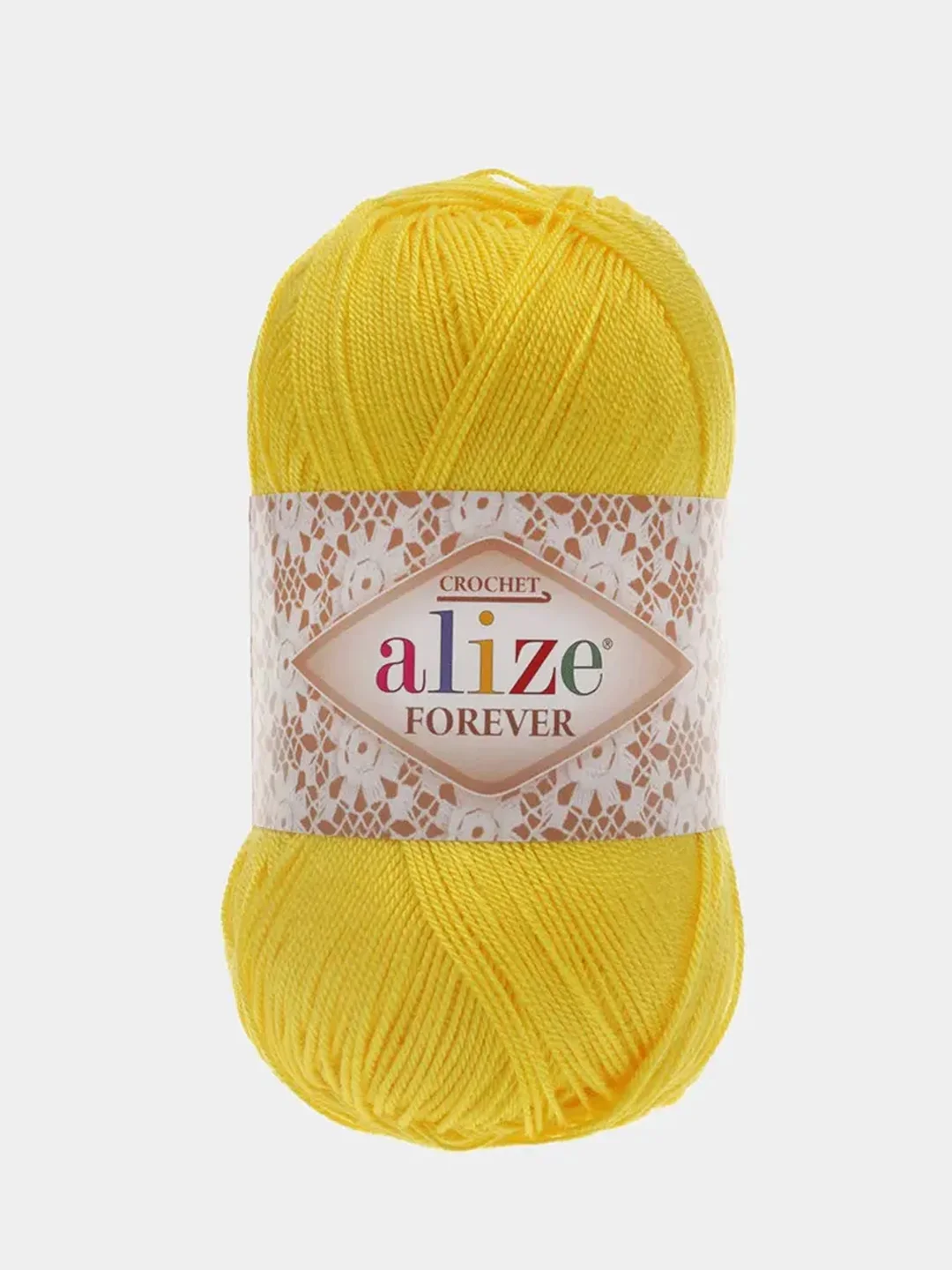 Желтый пряжа Alize Forever 100% Микрофибра 50г 300м