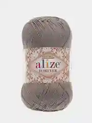 Серый пряжа Alize Forever 100% Микрофибра 50г 300м