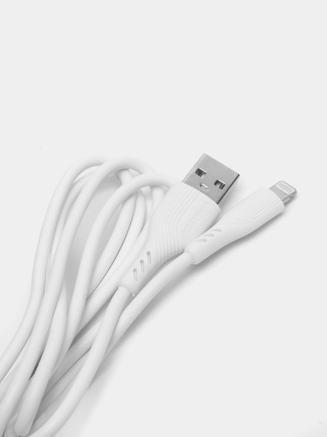 Серебряный зарядка / Кабель зарядный KINGLEEN K3 (Micro-USB/ Type-C / Lightning) для Android и iPhone