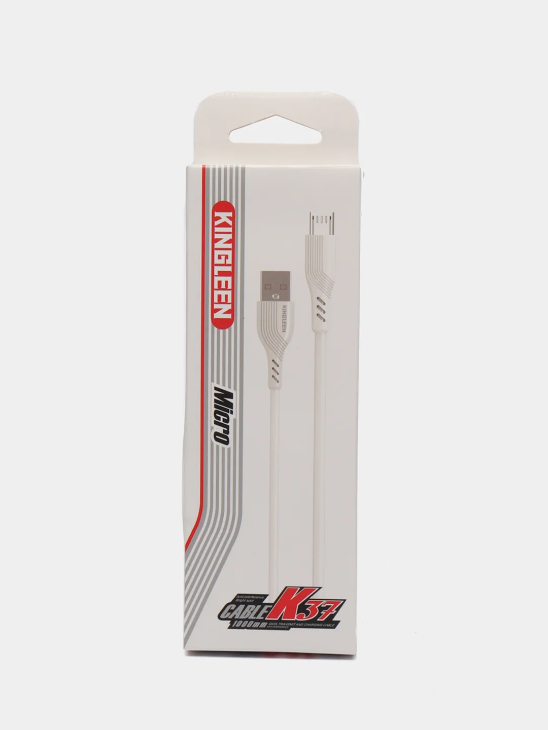 Белый зарядка / Кабель зарядный KINGLEEN K3 (Micro-USB/ Type-C / Lightning) для Android и iPhone
