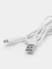 Белый зарядка / Кабель зарядный KINGLEEN K3 (Micro-USB/ Type-C / Lightning) для Android и iPhone