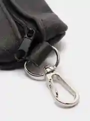 Синий ключница кожаная