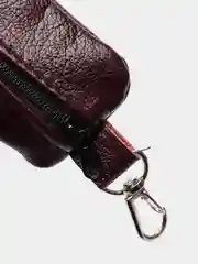 Индиго ключница кожаная