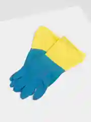 Перчатки хозяйственные BICOLOR из натурального латекса, для уборки, размер: S, M, L, XL
