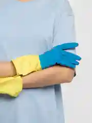 Перчатки хозяйственные BICOLOR из натурального латекса, для уборки, размер: S, M, L, XL