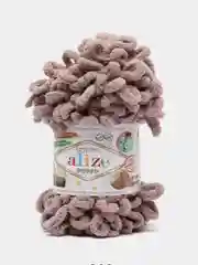 Бежевый пряжа Alize Puffy 100% Микрополиэстер 100г 9м (Часть1)