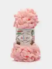 Коралловый меланж пряжа Alize Puffy 100% Микрополиэстер 100г 9м (Часть1)