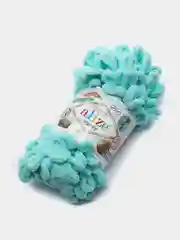 Бирюзовый пряжа Alize Puffy 100% Микрополиэстер 100г 9м (Часть1)