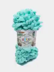 Бирюзовый пряжа Alize Puffy 100% Микрополиэстер 100г 9м (Часть1)