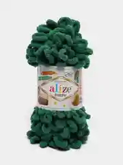 Зеленый пряжа Alize Puffy 100% Микрополиэстер 100г 9м (Часть1)