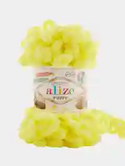 Светло-жёлтый пряжа Alize Puffy 100% Микрополиэстер 100г 9м (Часть1)
