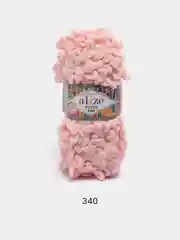 Пастельно-коралловый пряжа Alize Puffy Fine 100% Микрополиэстер 100г 14м