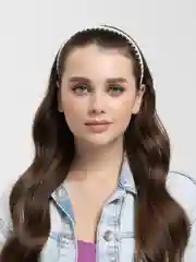 Молочный ободок женский, белый, черный