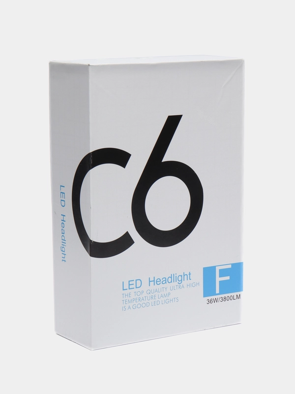 Светодиодные автомобильные лампы C6 LED H1, H3, H11, H13, 9005, 9006