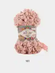 Коралловый меланж пряжа Alize Puffy Fine 100% Микрополиэстер 100г 14м