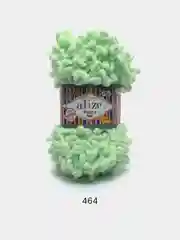 Мятный пряжа Alize Puffy Fine 100% Микрополиэстер 100г 14м