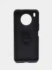 Черный чехол противоударный с кольцом и магнит для Honor 50 Lite Nova 8i  p smart 2021 хонор