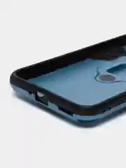 Голубой чехол противоударный с кольцом и магнит для Honor 50 Lite Nova 8i  p smart 2021 хонор