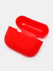 Красный силиконовый чехол для наушников AirPods Pro  Щетка для чистки наушников Air Pen Clear