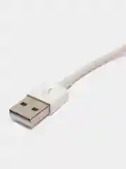 Белый зарядный кабель для  зарядки айфона  и  телефона Micro USB микро 1,5 м
