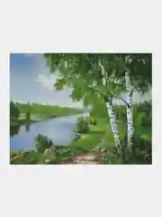 Зеленый алмазная мозаика без подрамника с полной выкладкой 40*50см