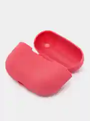 Багровый силиконовый чехол для наушников AirPods Pro  Щетка для чистки наушников Air Pen Clear