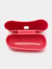 Багровый силиконовый чехол для наушников AirPods Pro  Щетка для чистки наушников Air Pen Clear