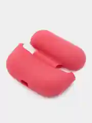 Багровый силиконовый чехол для наушников AirPods Pro  Щетка для чистки наушников Air Pen Clear