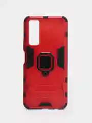 Красный чехол противоударный с кольцом и магнит для Honor 50 Lite Nova 8i  p smart 2021 хонор