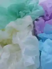 Мятный бумага Тишью 50*66 см. Набор 25 листов, 5 цветов. Для упаковки подарков, рукоделия