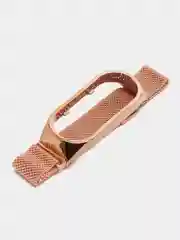 Золотой металлический ремешок для фитнес-браслета Xiaomi Mi Band 7
