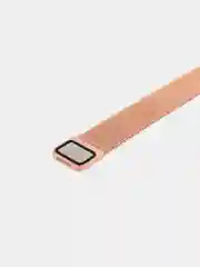 Золотой металлический ремешок для фитнес-браслета Xiaomi Mi Band 7