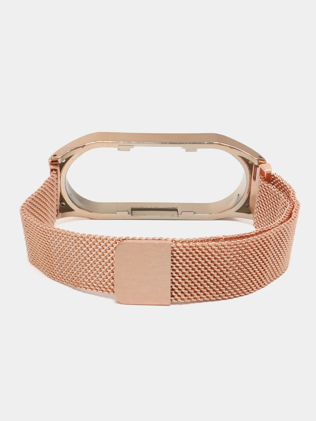 Золотой металлический ремешок для фитнес-браслета Xiaomi Mi Band 7