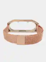 Золотой металлический ремешок для фитнес-браслета Xiaomi Mi Band 7