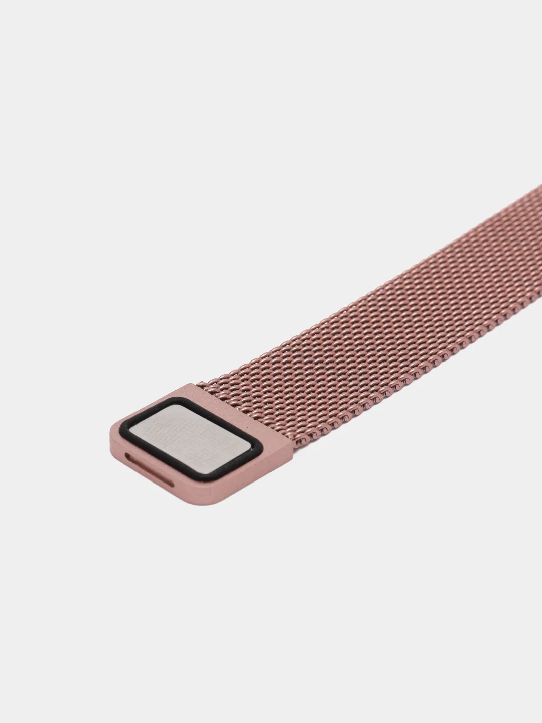 Розовый металлический ремешок для фитнес-браслета Xiaomi Mi Band 7