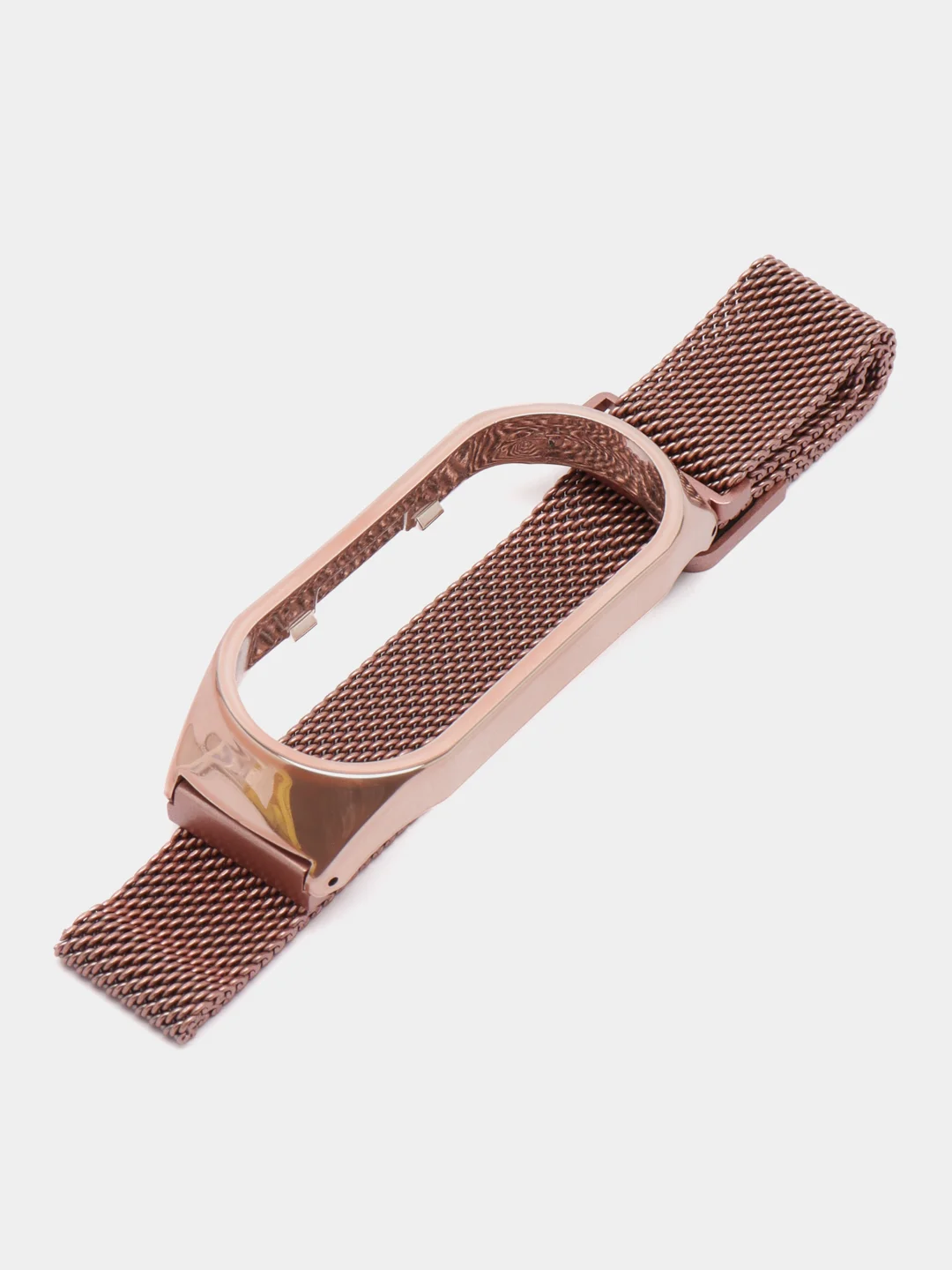Розовый металлический ремешок для фитнес-браслета Xiaomi Mi Band 7
