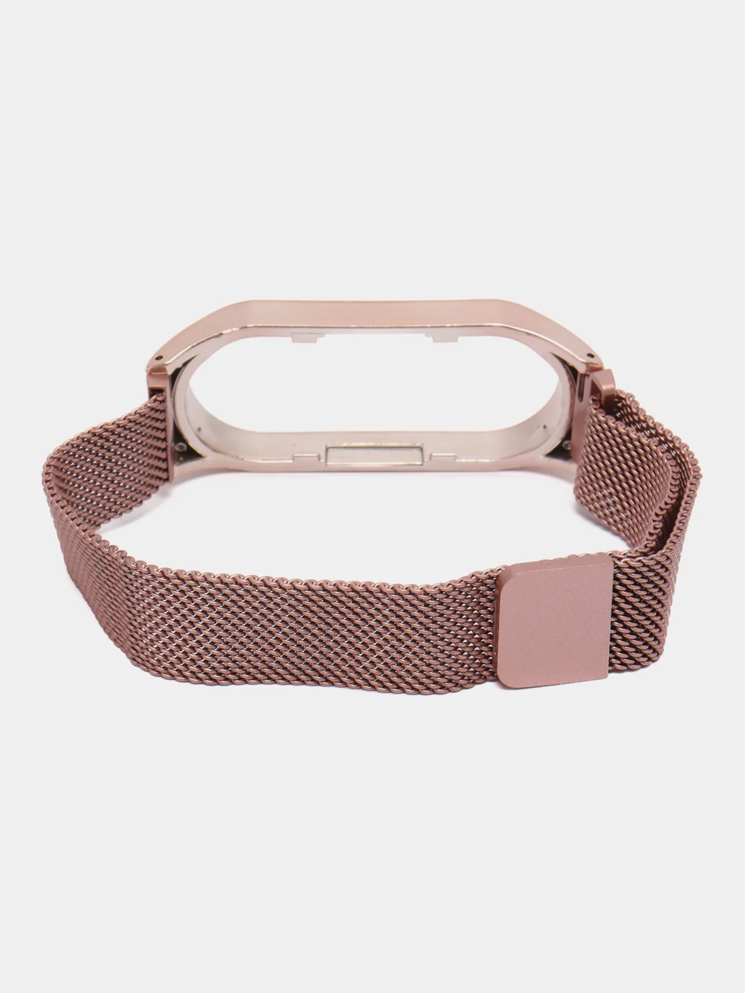Розовый металлический ремешок для фитнес-браслета Xiaomi Mi Band 7