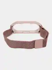 Розовый металлический ремешок для фитнес-браслета Xiaomi Mi Band 7