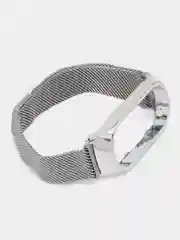 Серебряный металлический ремешок для фитнес-браслета Xiaomi Mi Band 7